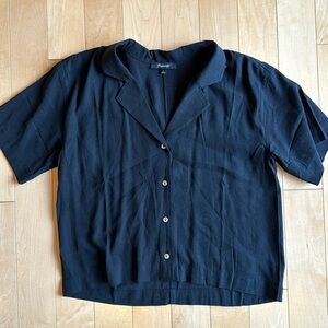 Madewell button down short sleeve shirt